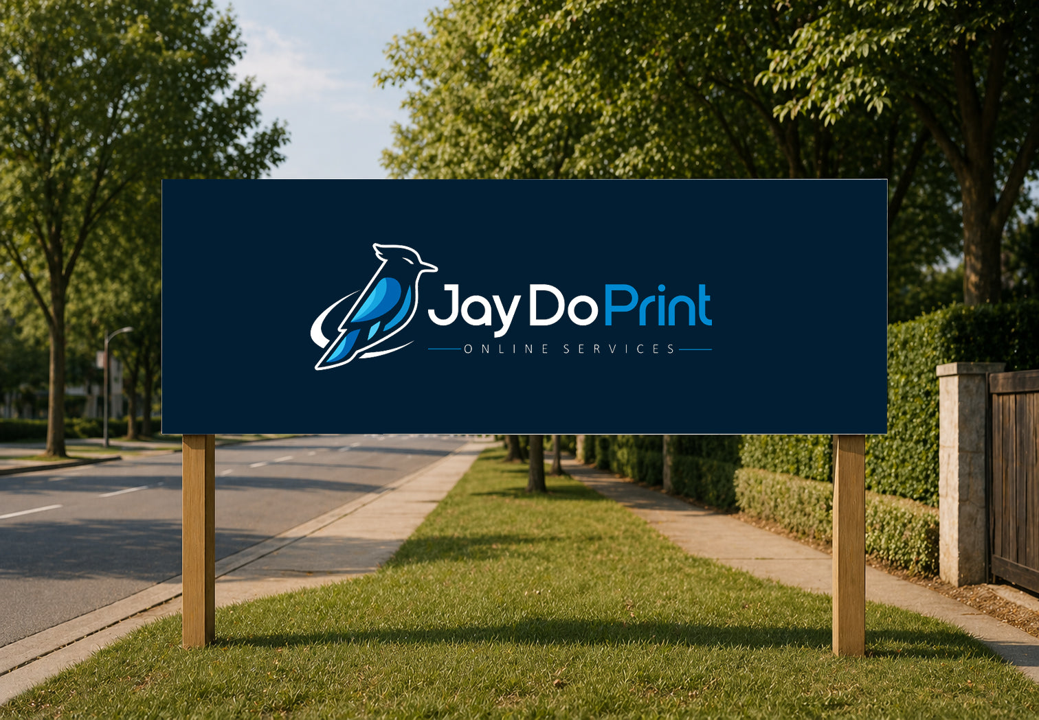 Coroplast sign