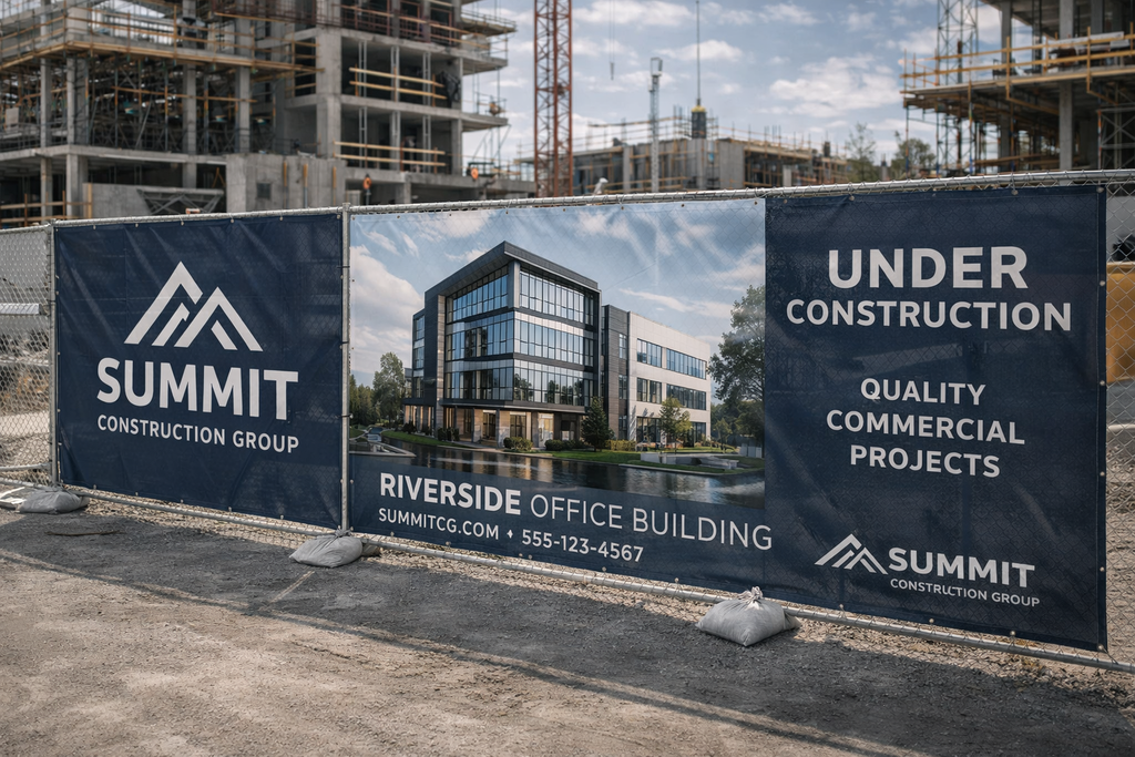 Fence Branding and Banner
