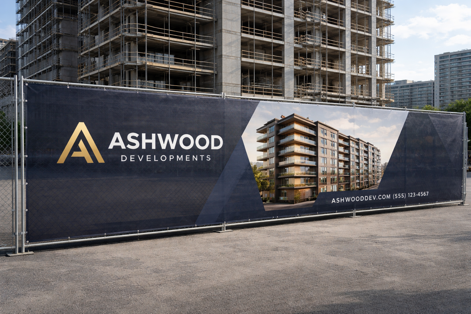 Fence Branding and Banner