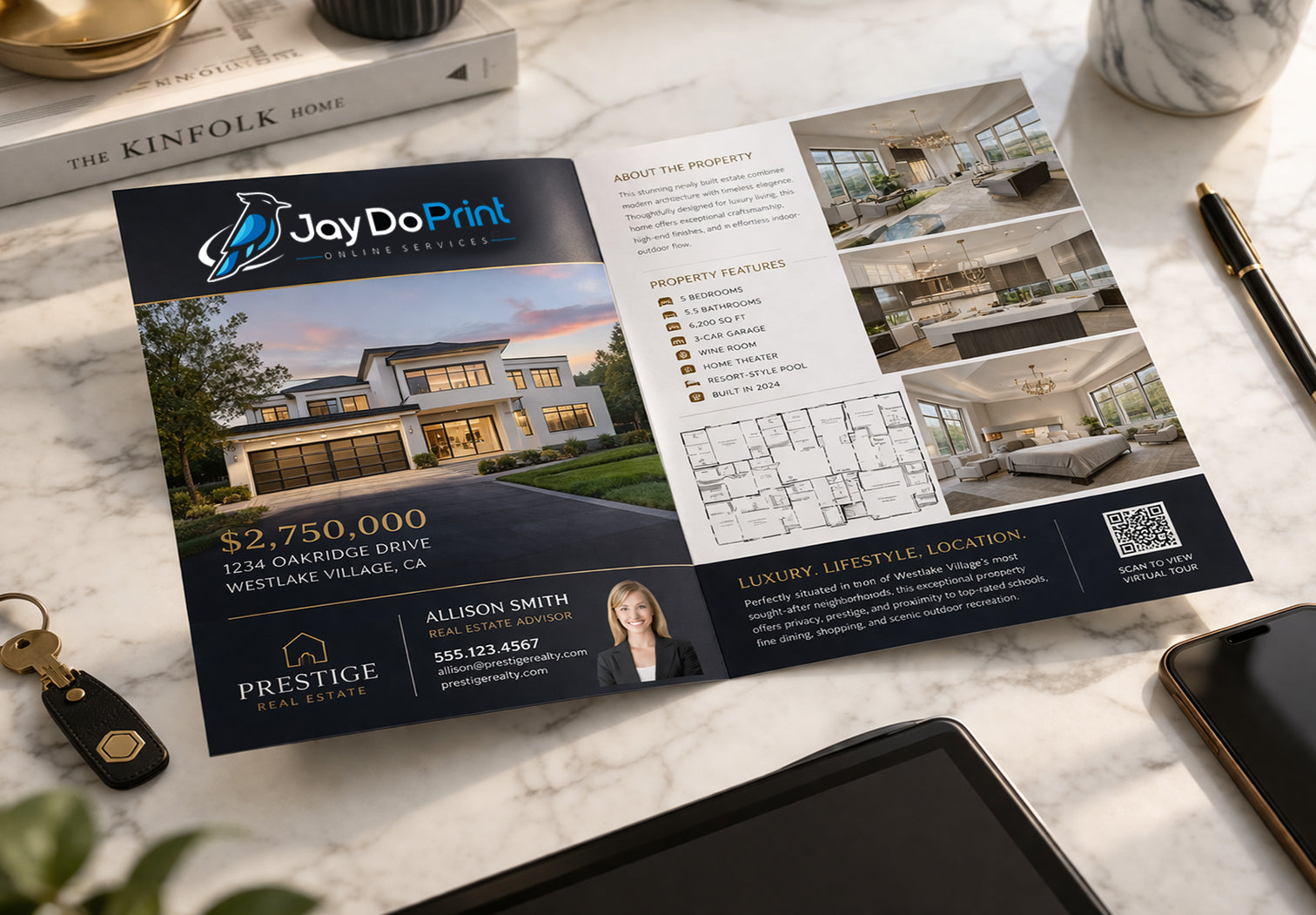 flyer half fold